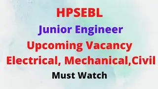 HPSEBL || Junior Engineer - 100 Vacancies || Let's Study.