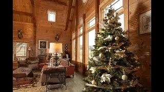Christmastime Karchner Pleasant Grove Log Home