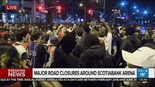 Downtown Toronto becomes party central after Raptors win