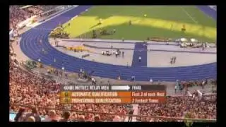 4 x 400m Mens Semi Final One IAAF World Championships Berlin 2009