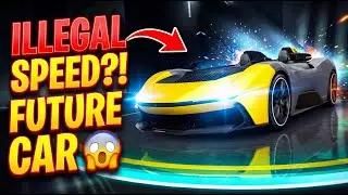 THIS FUTURISTIC CAR IS ILLEGAL IN ASPHALT 8 😱 | MAX SPEED TEST