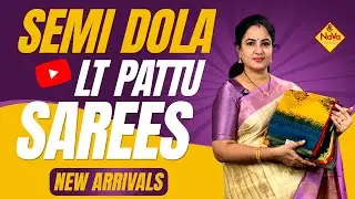 New Arrivals Sarees Live | Semi Dola | LT Pattu & More | Sree Nava Media 9515222071