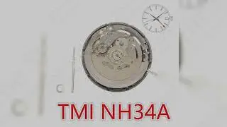 #Automatic Metal Watch Japan NH34 Movement 24 Jewels GMT Dual-Time Date High Accuracy Winding 4 Han