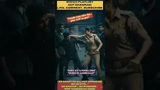 EP_24_Gundon ke Adde pe ACP DHANRANI #shorts #ai #policeshorts #indianpolice #actionshorts #yt #asmr