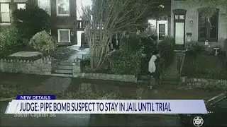 Judge: DC pipe bomb suspect to remain in jail until trial