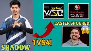 GT shadow 1vs4 WSB gaming in ESL FINALE 😲@NODWINgaming