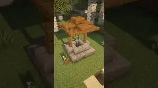 Infinite Water Source Functional Well 💦 #minecraft #minecraftshorts #minecraftsurvival #tutorial