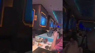 Dinner at the world of marvel restaurant on the Disney wish!! #shorts #disneywish