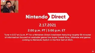 RyanFTW Streams | Nintendo Direct Reaction | 02-17-2021
