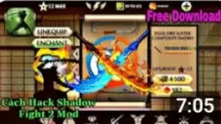 Shadow Fight 2 Mod Dual Fire Water Composite Sword + Link Download | Free Download