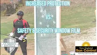 Anti-intrusion options for glass: Safety & Security Window Film; Exterior Shield; Bullet Resistant