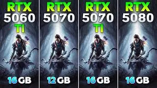 RTX 5060 Ti vs RTX 5070 vs RTX 5070 Ti vs RTX 5080 - Test in 11 Games