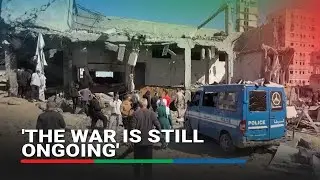 Medics rush to scene after Israeli strike hits Gaza police station | ABS-CBN News