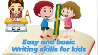 Basic writing skills in Learning slate | holding pencil | Writing Alphabets A-Z |