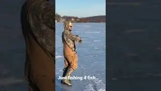 Hard WATER fishing!!