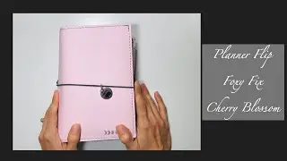 June Planner Flip Through Of My Foxy Fix Cherry Blossom In Personal Rings