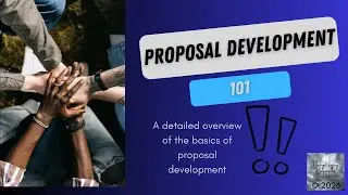 Proposal Development 101