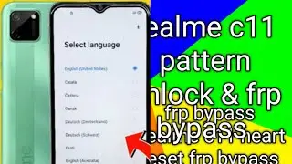 Realme c11 heart reset or frp bypass 