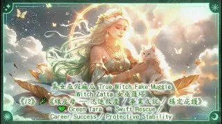 《12》🌿《綠度母 &mdash; 迅速救度  事業成就  穩定庇護》💚 Green Tara &ndash; Swift Rescue / Career Success / Protective Stability