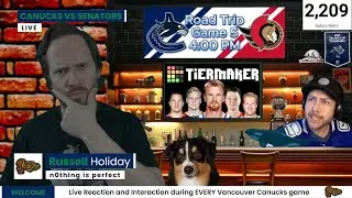 Years Longest Trip: Game 5 | Canucks vs Senators | Live Play by Play, Reaction and Interaction