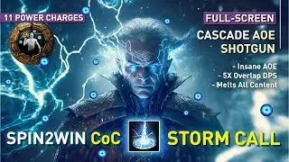 11 Power Charge【CoC Storm Call】dealing Full-Screen 