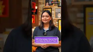 SAP Internships: How to Find and Make the Most of Them | ZaranTech #Shorts