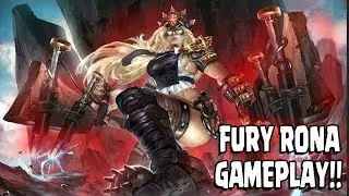Vainglory - FURY RONA TIER 2 GAMEPLAY! Rona Tier 2 Skin :: Jungle Gameplay ::