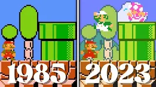 Super Mario Bros. 1 (NES) - 3 Players Mod (Sonic Boll 1.9.3). ᴴᴰ