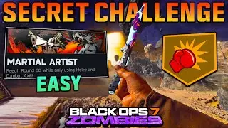 This SECRET CHALLENGE Is EASY In BO7 Zombies! ( ROUND 50+ Melee Only )