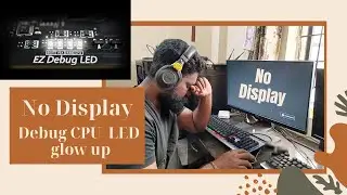 Solving No Display in PC | Orange light blinking On Monitor | Motherboard Debug CPU  LED glow up