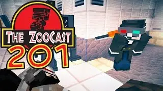 Minecraft Jurassic Park (Jurassic World) ZooCast - #201 A Lurking Lewbot In A Laboratory!