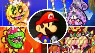 Paper Mario Sticker Star - All Bosses