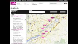 How to Use the Deb Shops Store Locator