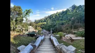 Best Hike in Chiang Mai, Wat Pha Laat วัดผาลาด, Jungle Waterfall Temple