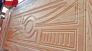 Wonderful Wooden Door Design by CNC Router Machine || Smart Door Design