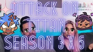 WELL HELLO! Erwin's Judgment! | Attack On Titan Season 3 Episode 5 Reaction | She's Never Seen Anime