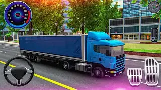Blue Big Truck || Mega Truck Simulator Games 3D Android Gameplay