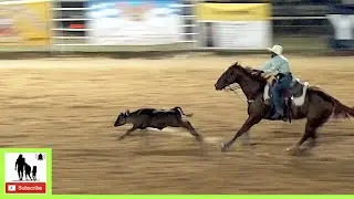 Jr. Breakaway Roping - 69th Okmulgee Roy LeBlanc Invitational Rodeo 2024 | Friday (Highlights)