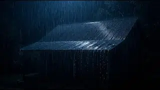 Sleep All Night 🌧️ Heavy Rain & Thunder Sounds Insomnia Help