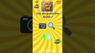 V12 Emoji Word Puzzle Challenge !! Only emojis, no hints!!!