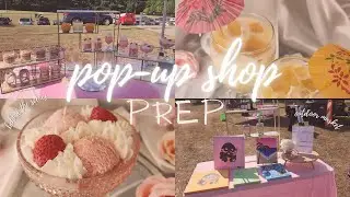 Pop-Up Shop Prep | come work with me, candle business, behind the scenes, summer pop-up, 4th of July