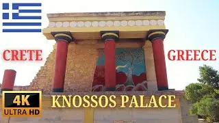 Discover the Secrets of Knossos Palace | Full Walking Tour of Ancient Crete 🏛️ [4K]
