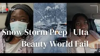 Weekly Vlog: Snow Storm Preparation | Ulta Beauty World Fail + Annual Doctor's Appointment