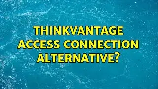 ThinkVantage Access Connection alternative?