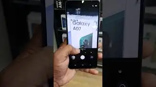 Samsung Galaxy A07 Camera Test