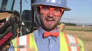 Blippi - Backhoe excavator (NO MUSIC)