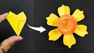 How to make Paper Flowers | Flores de Papel | Flower making with Paper 