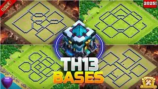 Ultimate Town Hall 13 Bases for War & Legends League | Anti 3-Star Layouts! Clash of Clans