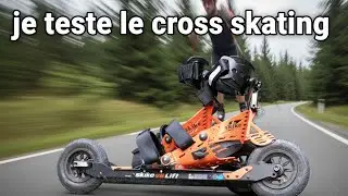 je teste le cross skating
