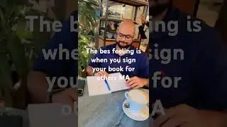 The feeling of giving your autograph !! #datajourney